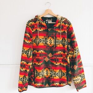 DRAVUS > Southwest Print Fleece Hoodie